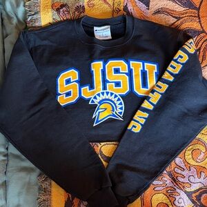 Champion Black SJSU Crewneck Sweater